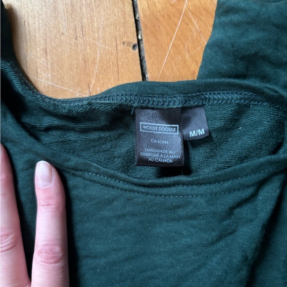 NWOT Wooly Doodle oversized crewneck tunic length sweatshirt - Picture 2 of 6